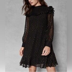 TED BAKER Rebekha Joyous Ruffled Dress
SIZE 4 UK which is size 10 US